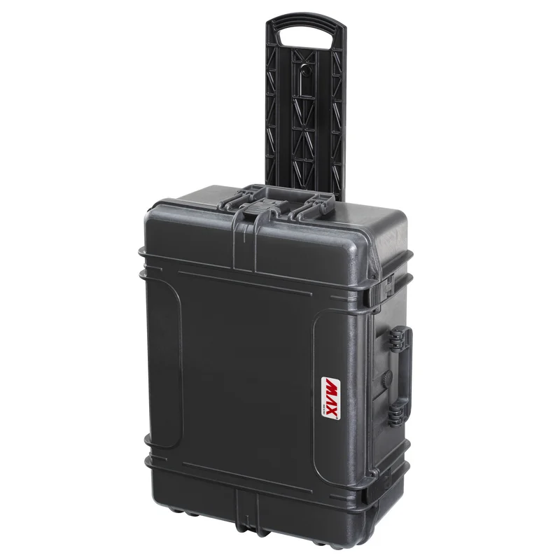 
Made in italy MAX620H250TR IP67 shockproof and waterproof protective trolley case plastic tool storage system hard plastic box 