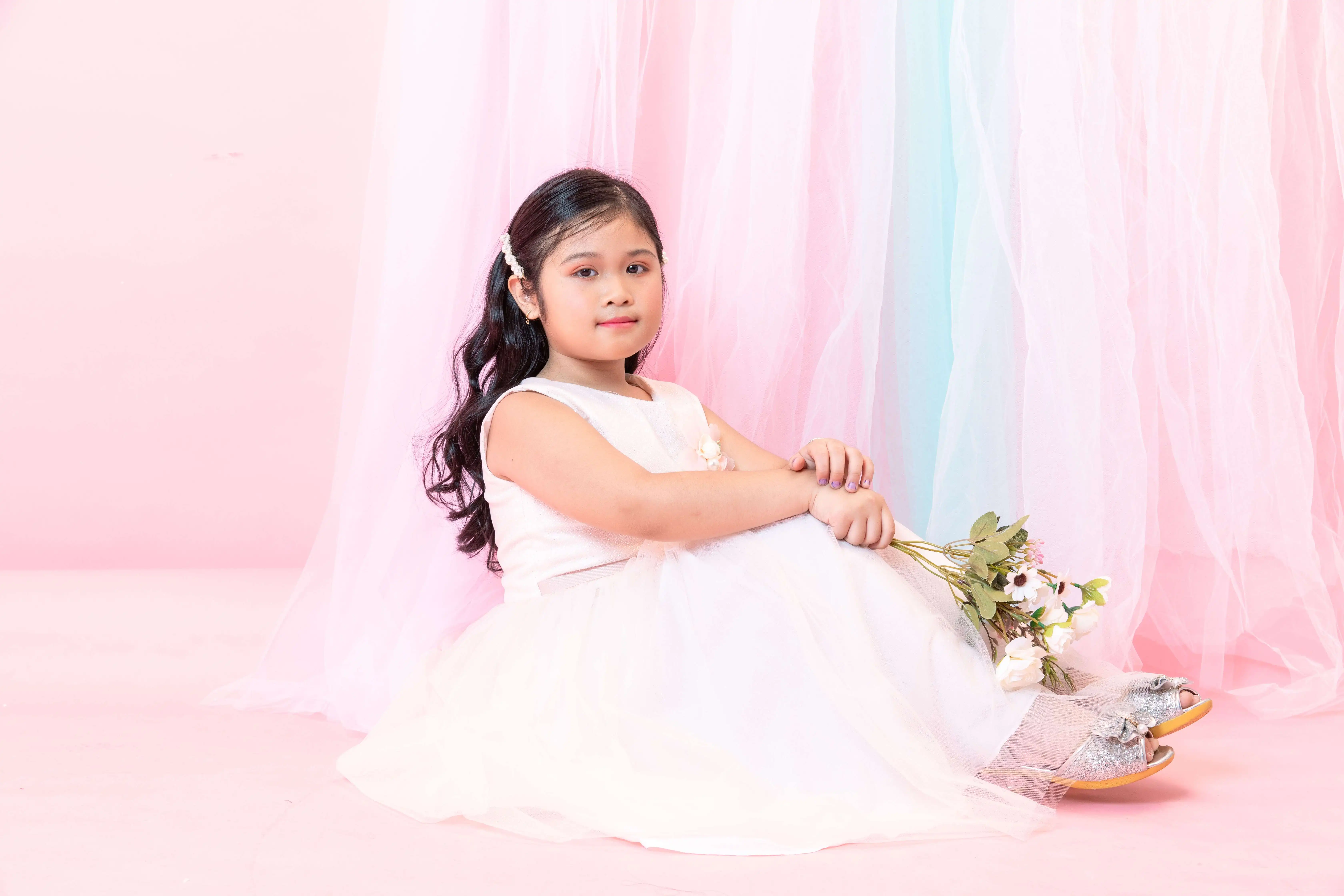  Платье принцессы ручной работы с юбкой платье для От 1 до 12 лет; Вечерние платья девочек; Королевский стиль; Платья детей