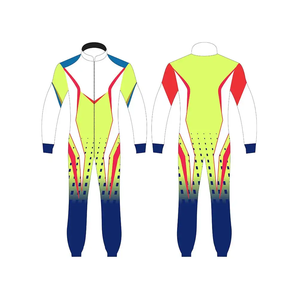 Custom made leather go kart car racing suit for men