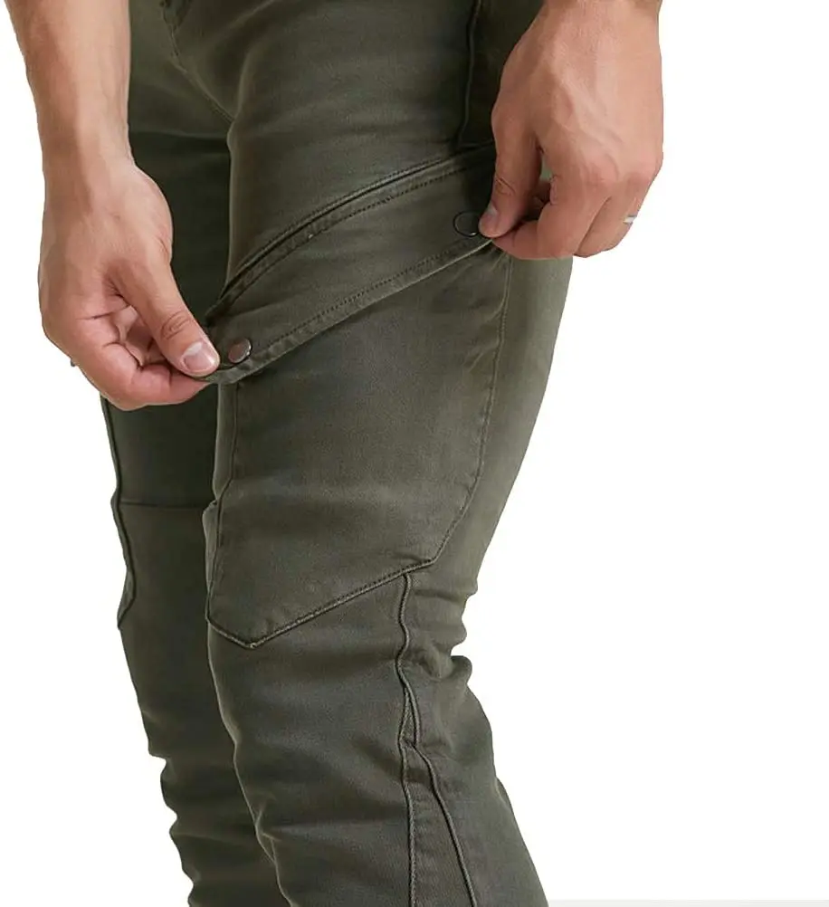 
OEM Custom Women Motorcycle Riding Jeans Protective Pants Knight Hockey Biker Armor Motorcycle Denim Jeans Pants with Protectors 