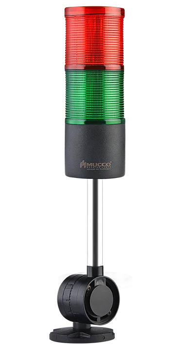 Best Seller High sound High Light Steady Flashing Rotary Strobing With Buzzer Led Tower Light With 2 Layer