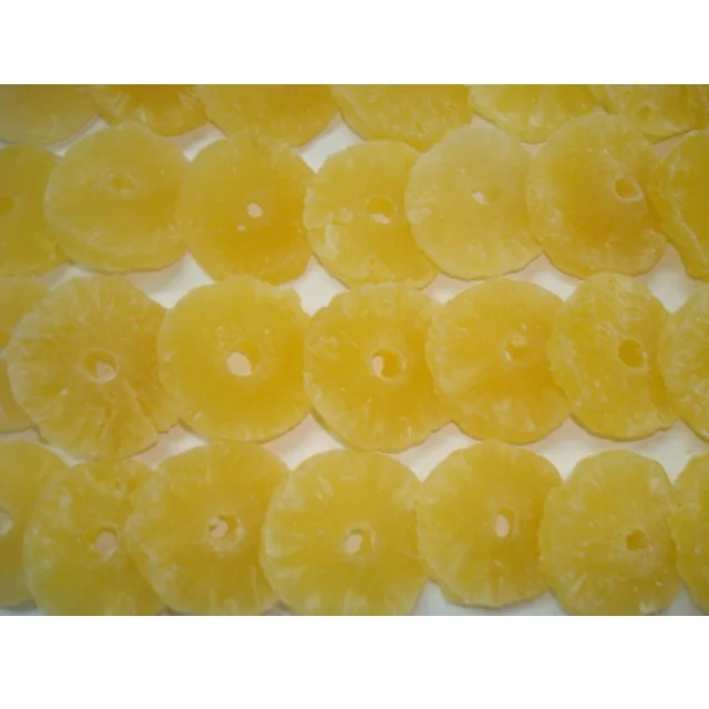 
Top Grade Sweet Yellow Round Dried Pineapple Slice Packaging 20Kg with 2 Years Shelf Life (WhatsApp: +6581317198) 