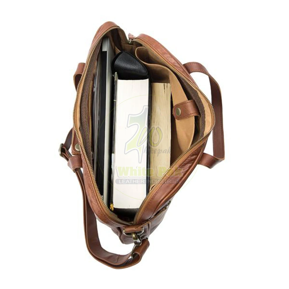 High Quality sac pour ordinateur portable pour femme en cuir Leather Laptop Bagfudeam bolsa de cosmeticos portatil de cuero para