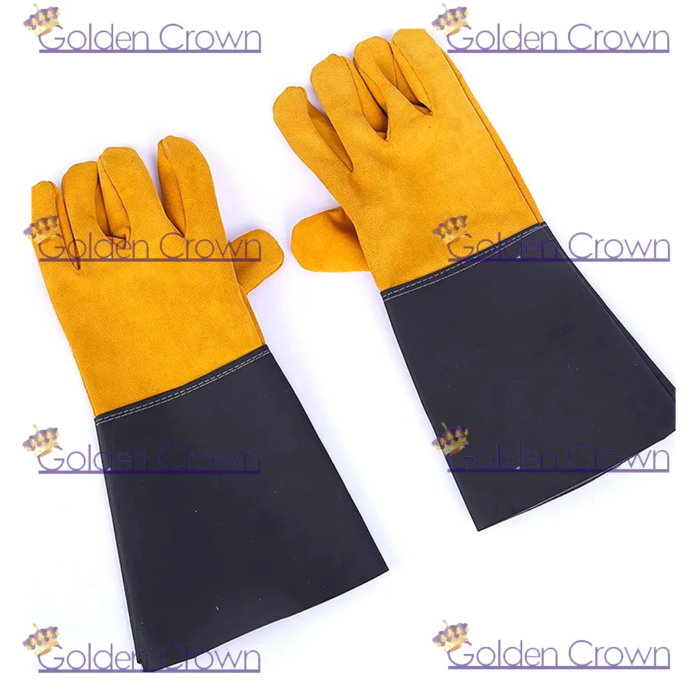 Protective Work Gloves Safety Protection Gloves Artificial Leather Electric Welding Glove