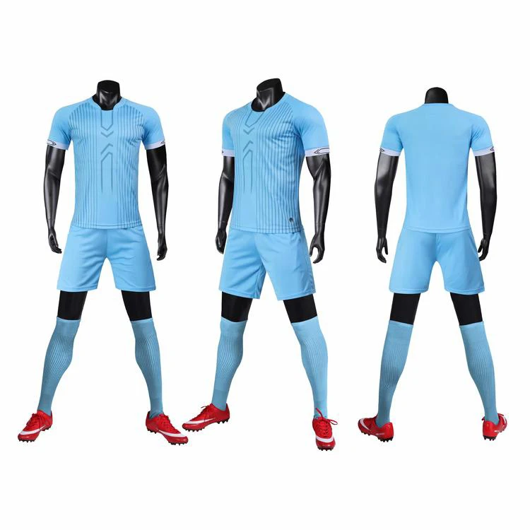 Изготовленные На Заказ Футбольные Майки/шорты с сублимационной печатью коротким рукавом из полиэстера/хлопка Футбольная форма для командной одежды