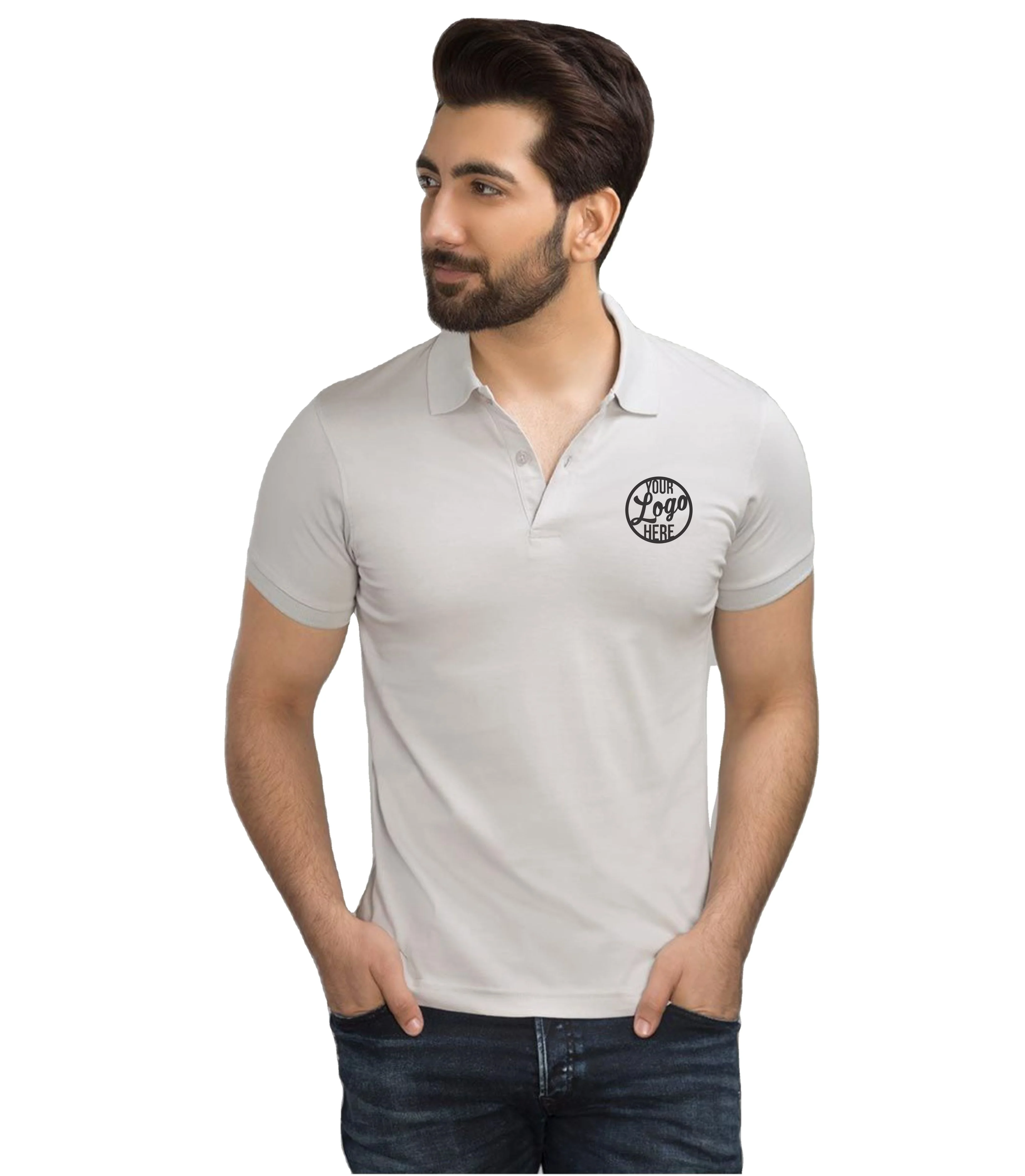 Unisex Custom Mens Golf Sport Print Logo fit Embroidery polos short sleeve oversize Ice Ion Fiber Cool Solid Color Polo Shirt