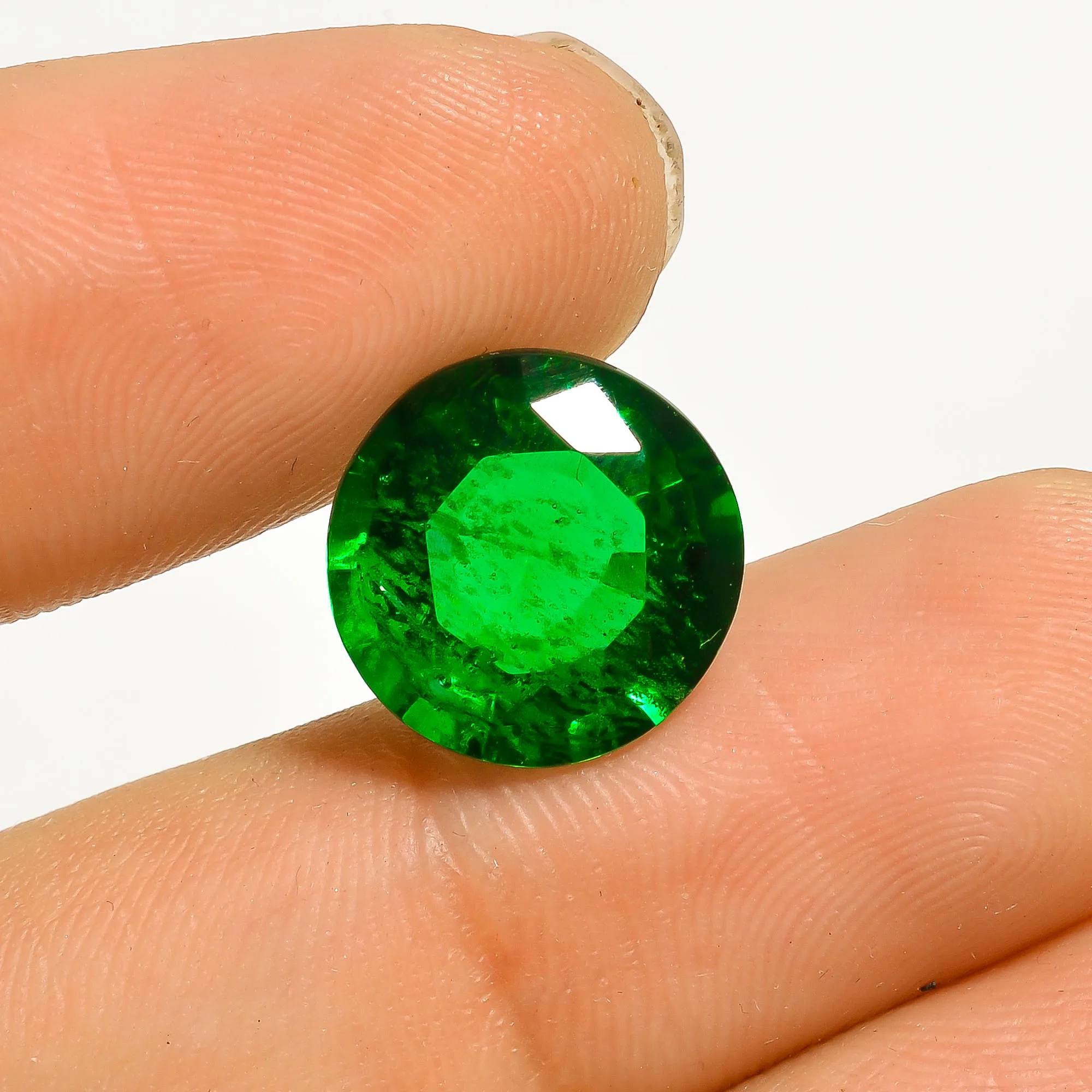 Factory direct sale price Loose Gemstone Colombia lab grown emerald stone price