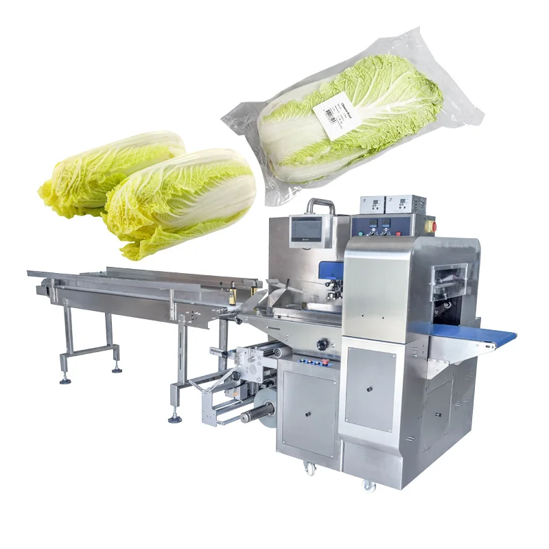 carrot fruit vegetable lettuce packing machine horizontal packing machine