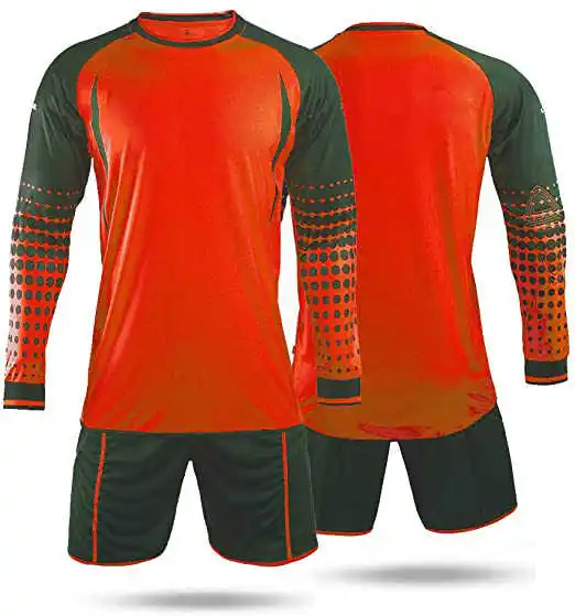 Long Sleeves Custom Factory New Design Sublimation Printing OEM Logos Soccer Jersey Wear for Football Club Uniform Kits