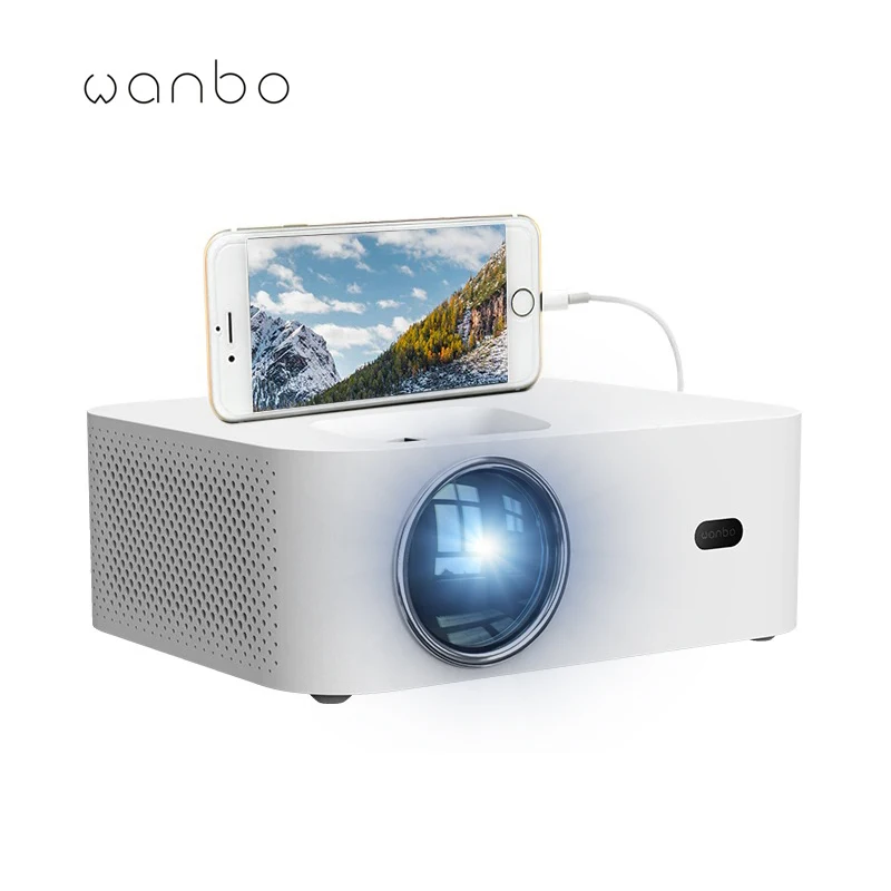 wanbo x1 multimedia mini portable hd 1080p android led cinema small mobile smart phone bluetooth wifi