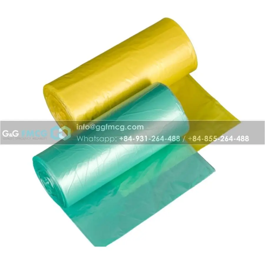 Plastic Garbage Bags, Biodegradable Garbage Bags, Wholesale Garbage Bags And Black Color Garbage Bags On Roll With Good Quality