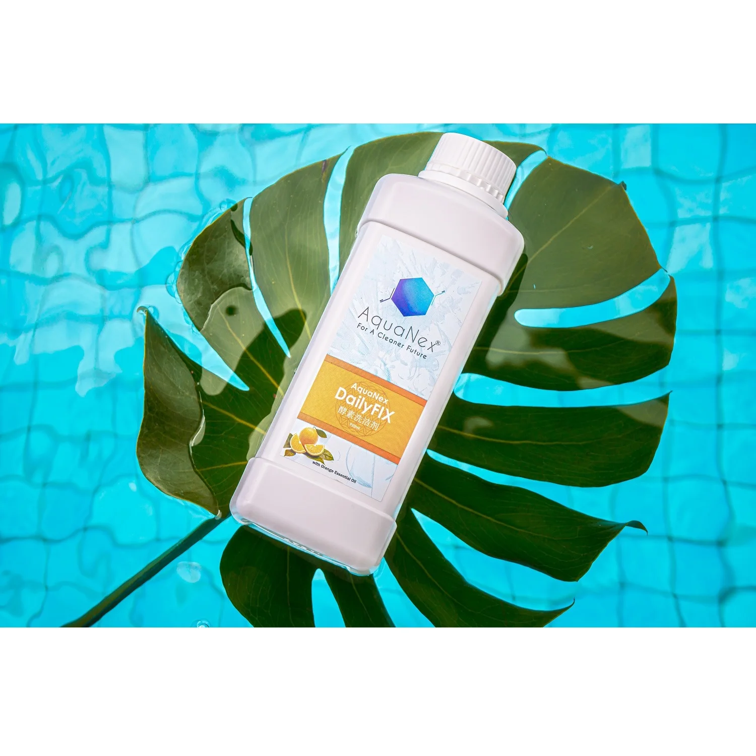 Super Natural Green Environmental Friendly Non-Toxic Recyclable AquaNex DailyFIX Cleaner with Sweet Orange Aroma Scent