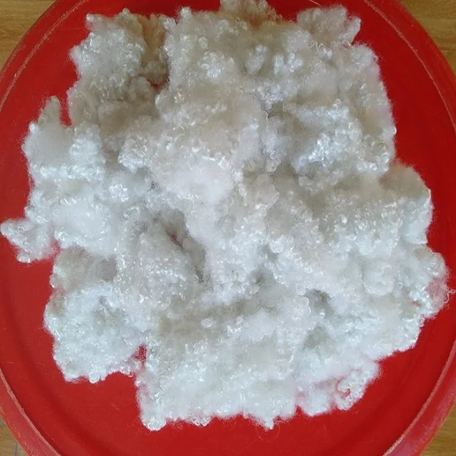 100% Polyester Staple Fiber 7D HCS A Grade Vikohasan Manufacturer and synthetic fiber and GRS recycled polyester fibre