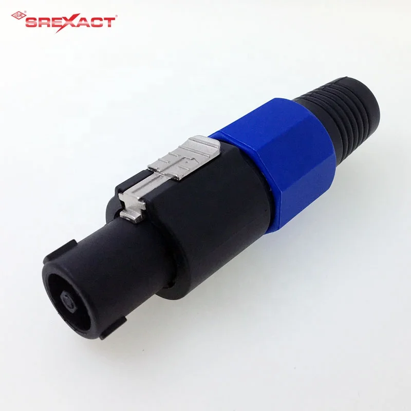 4P Female cable clamp type Speaker Connector speaker jack