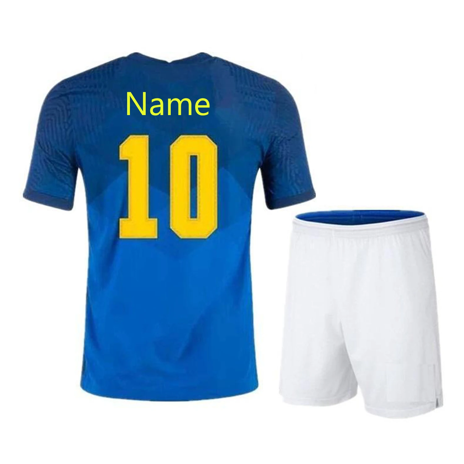 Custom logo Sublimation Printing Soccer Wears High Quality 2021 Brazil Football Uniform