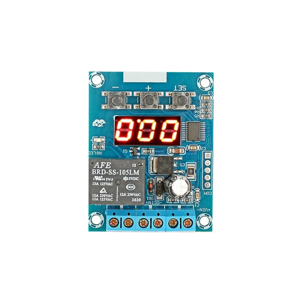 Taidacent Overvoltage Protection Relay Charge and Discharge DC Voltage Measurement Detection Monitoring Voltage Control Relay