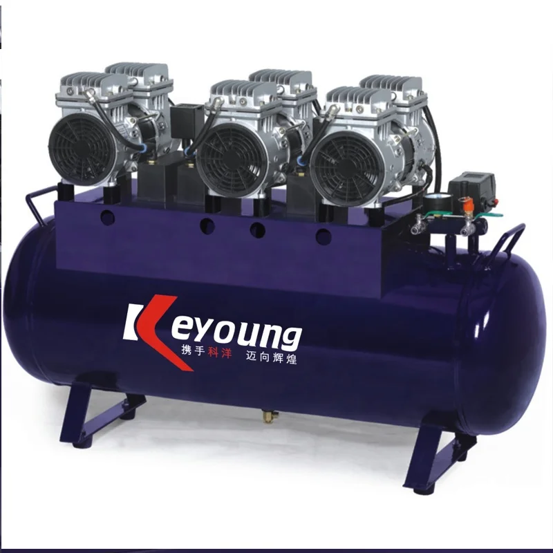 3.0HP тихий воздушный компрессор бак безмасляный компрессор для стоматологического unit4-5