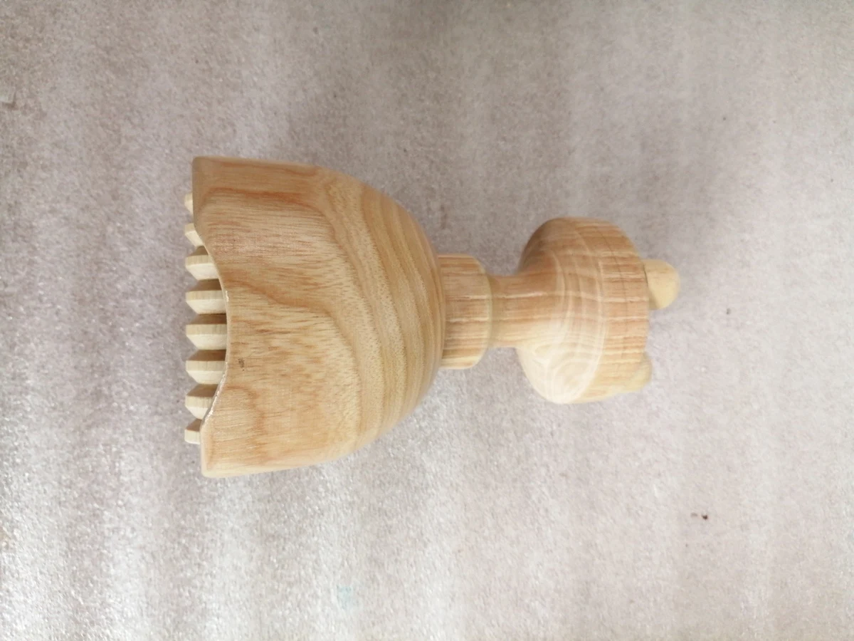 Black wood therapy massage tool massage roller, Wood therapy facial, Blue wood therapy
