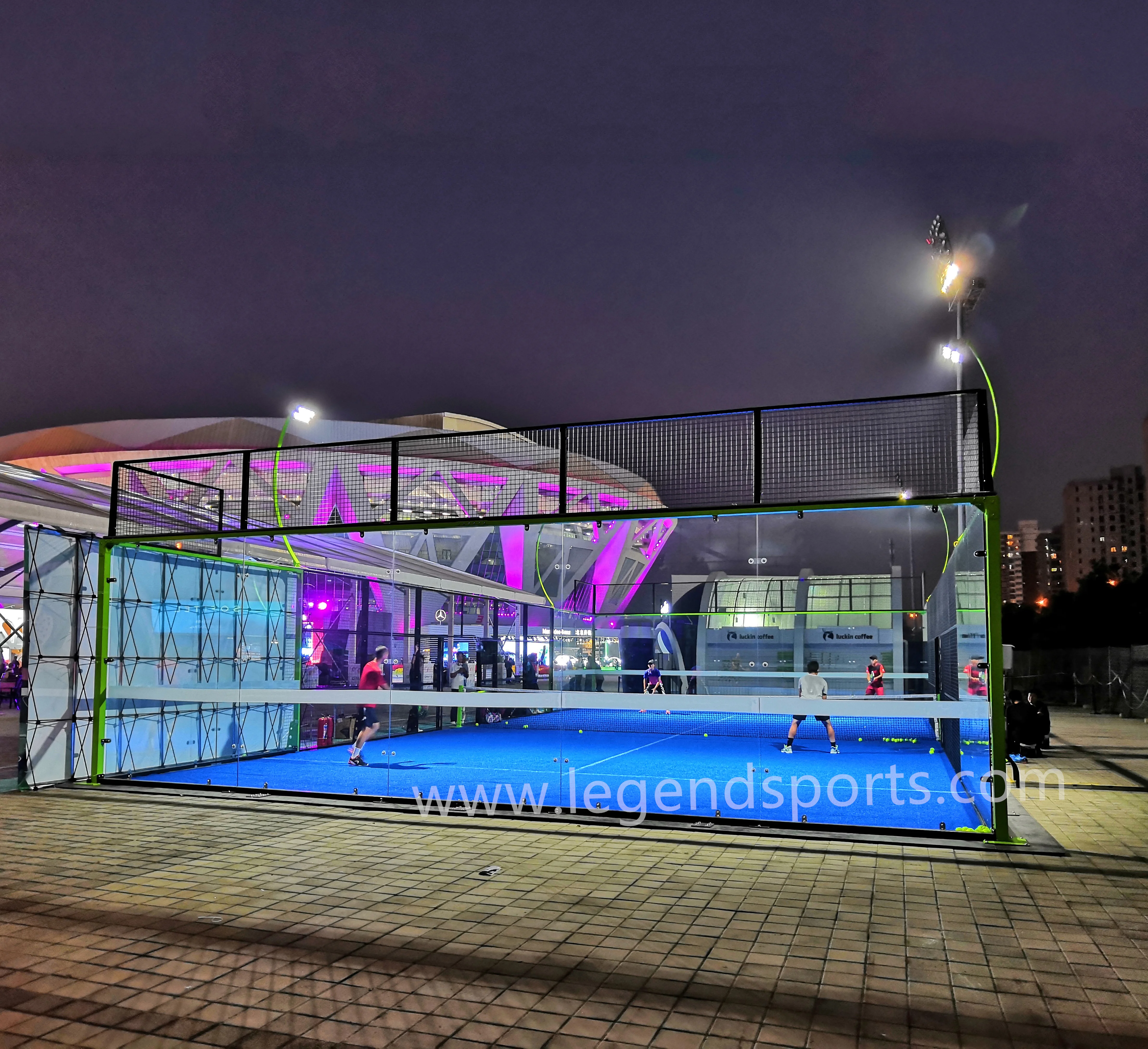 2022 новый дизайн, панорамная платформа для теннисных кортов, теннисная платформа, заводская цена