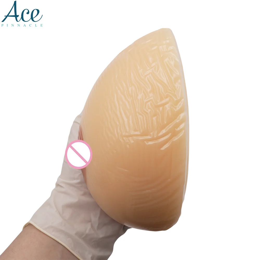 600 g/pair Silicone Breast Form SW-27 nude Custom enhancements Size huge silicone bra for shemale