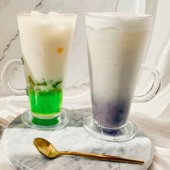 taro milk tea powder bubble tea
