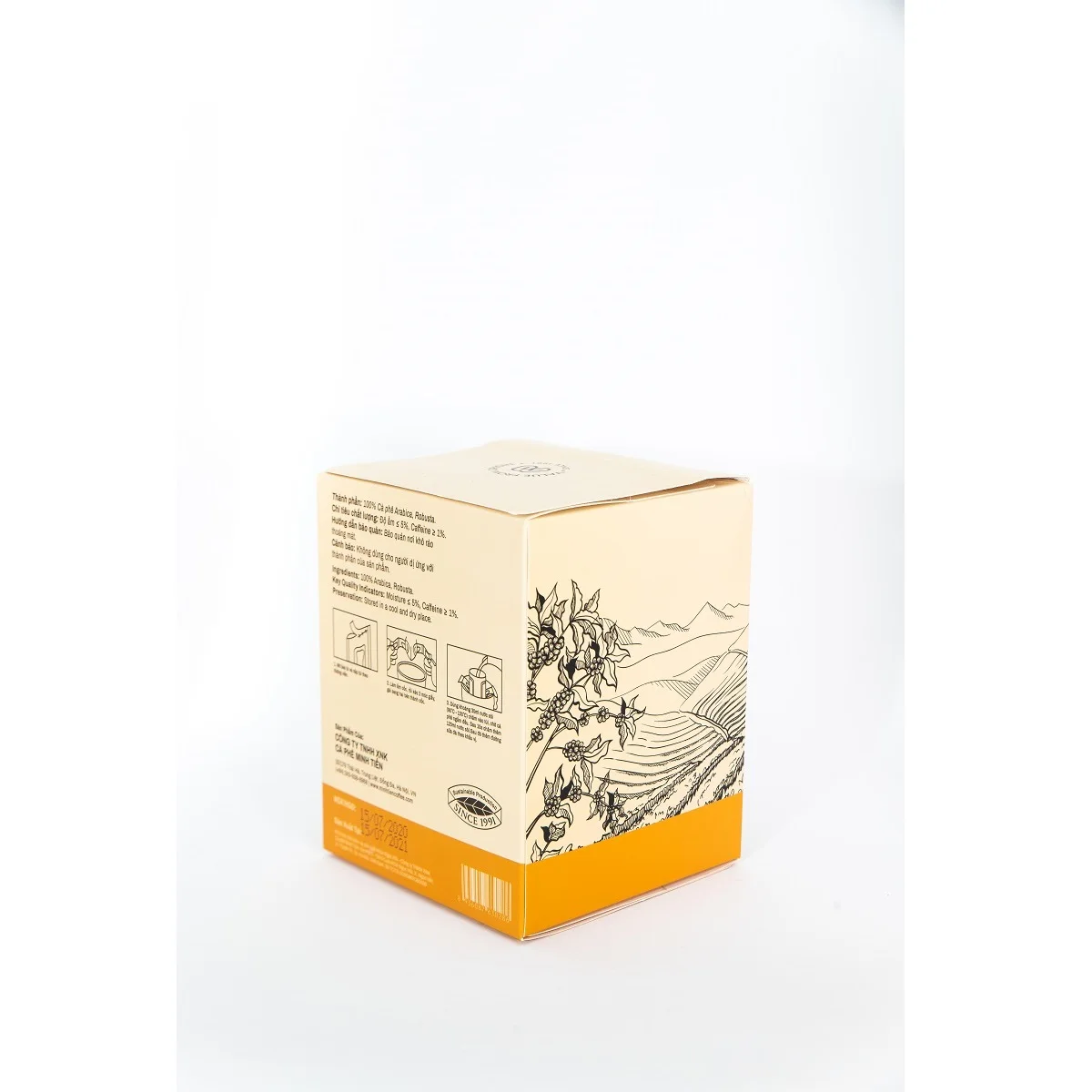 Black Instant Coffee With Bitter And Sour Aroma Grade 2 Coffee Flavor And Bitter Taste Coffilia - Drip Coffee Bag From Vietnam