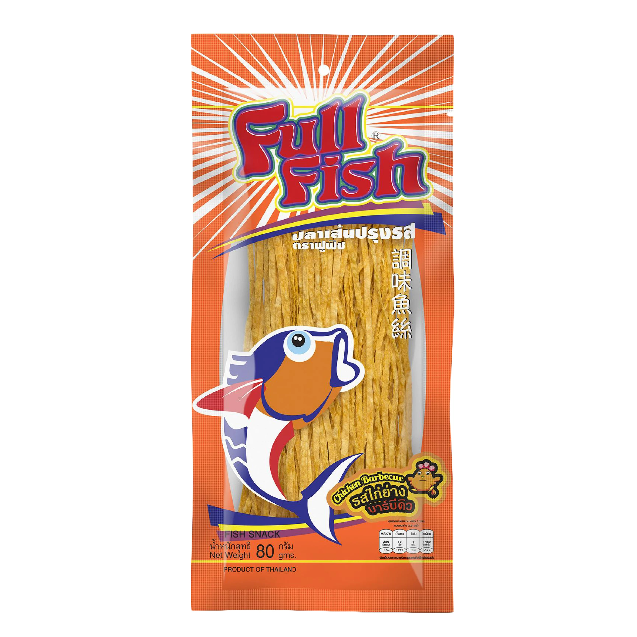 Азиатские тайские острые морепродукты закуска-рыба со вкусом курицы и барбекю премиального качества из Таиланда