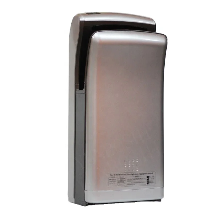 Quick Drying Wall Mounted Portable electronic hand dryer silver