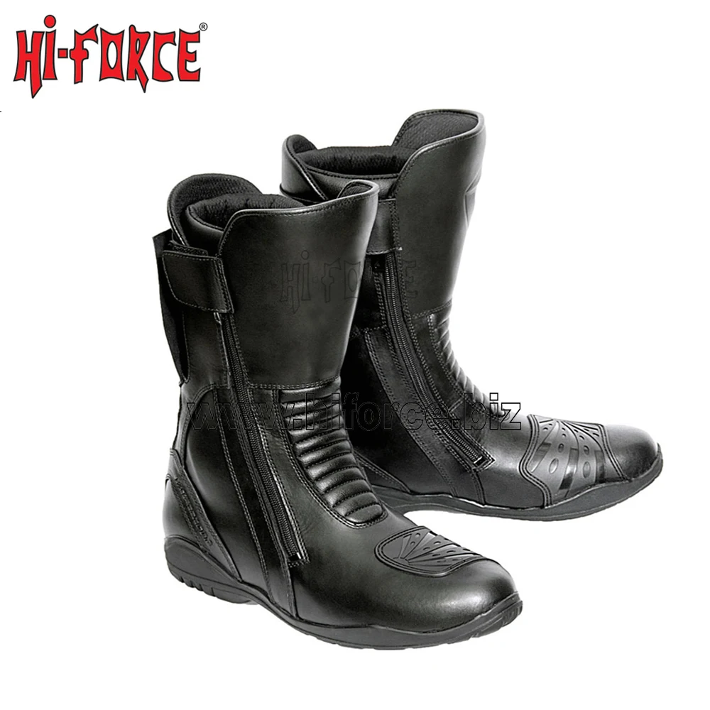 Leather boots motorcycle riding shoes mx long boot man Enduro Road Rally Motorbike Racing Boots