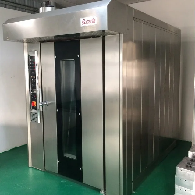 16 32 64 Trays Luxury Gas Rotary Oven for Baking Bread Bakery Factory