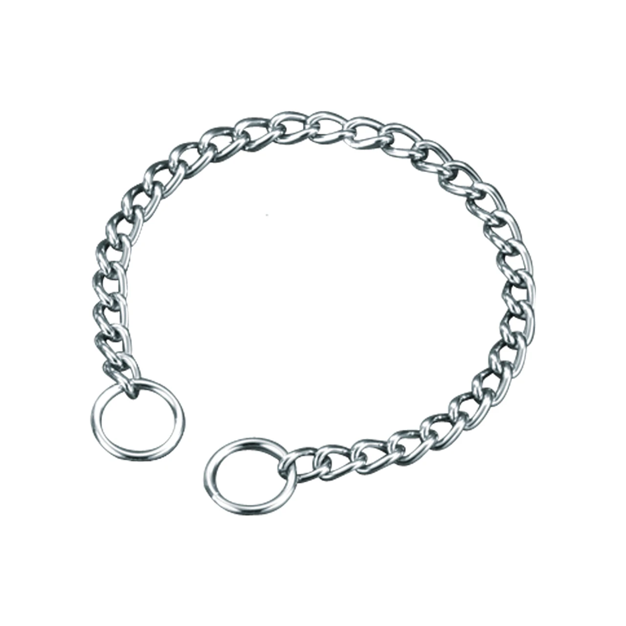 Высококачественный стальной металлический аргоновый сварной длинный звеньевой ошейник для дроссельной цепи собаки