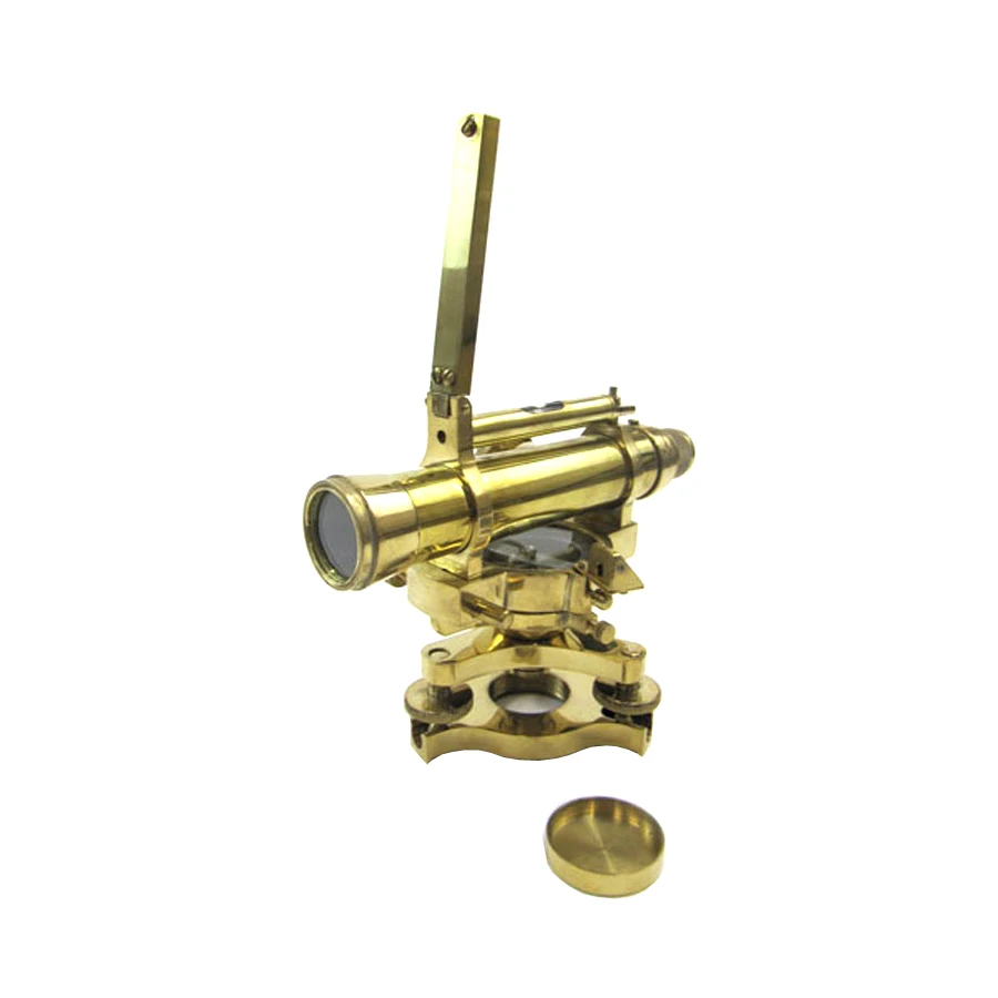 Vintage Brass Optical Automatic Survey Self Leveling Dump Level Nautical Brass Survey Dumpy Level for Practical