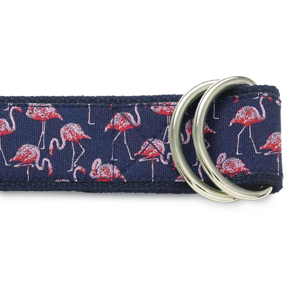 
Flamingo Marsh D-Ring Belt 
