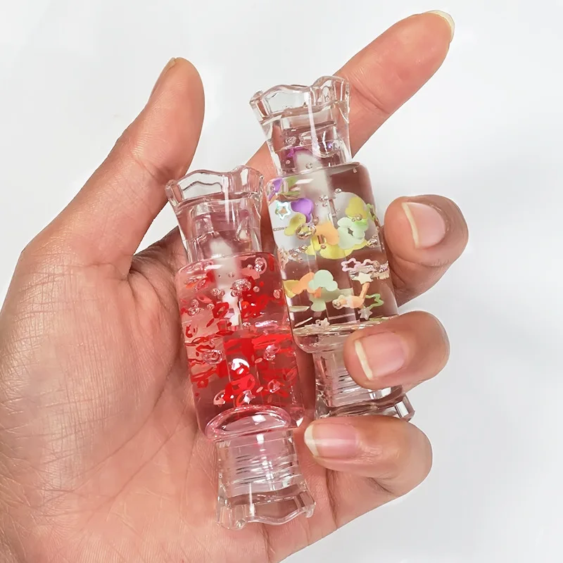Custom cute candy organic vegan clear lipgloss private label essential lip oil oem rts vitamin transparent lip gloss for kids