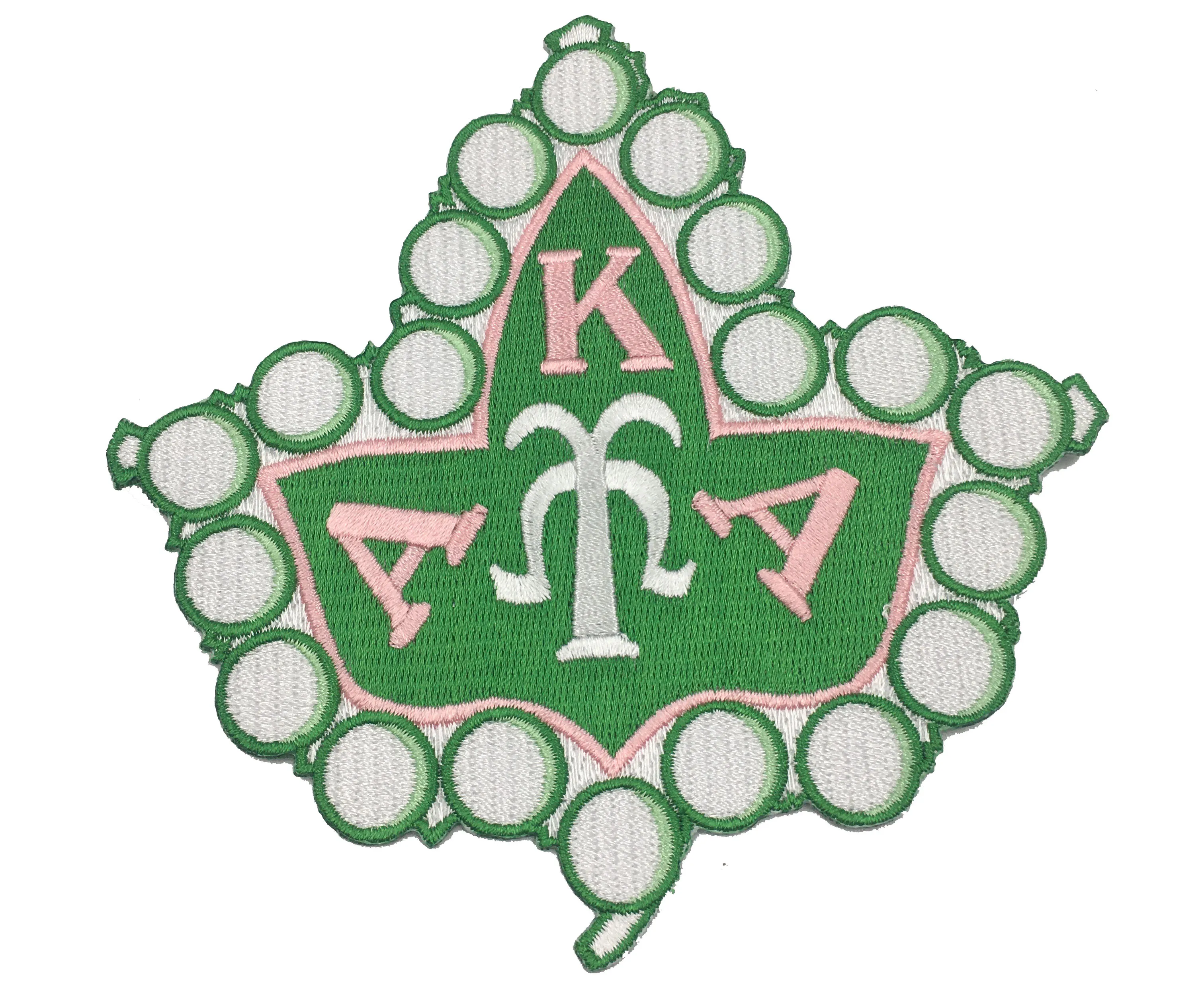 Custom logo number and alphabet applique embroidery patches  AKA 1908 Applique patches for clothing