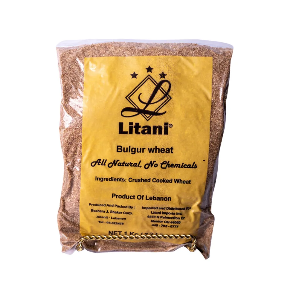 Litani Products Premium Quality Bulgur Wheat 1 kg / 2.2 lbs Wheat Wholesale Export Wheat