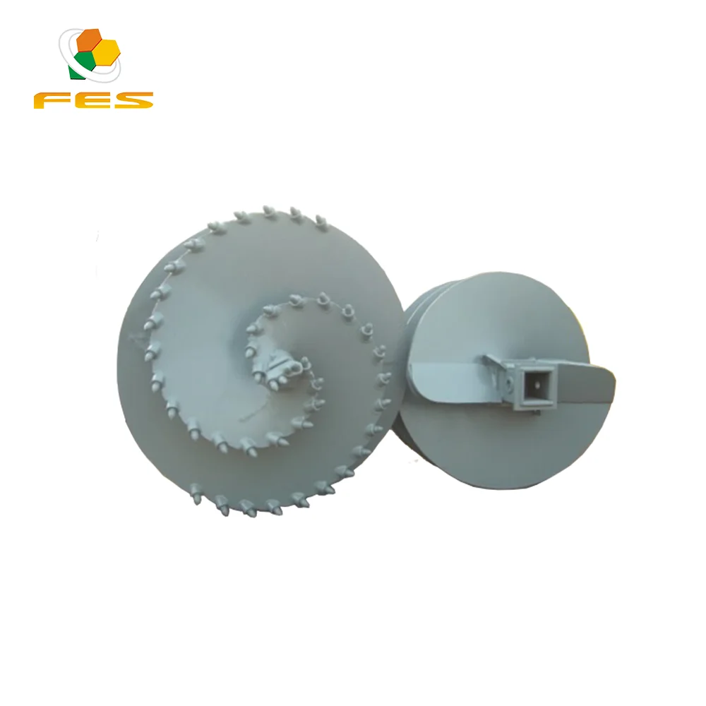Excellent quality foundation drilling flight augers double cut single cut for rock and clay with factory price