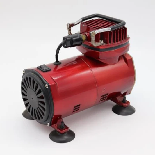 mini airbrush compressor  TC-20B(red color) for hobby, makeup, cake decoration painting body