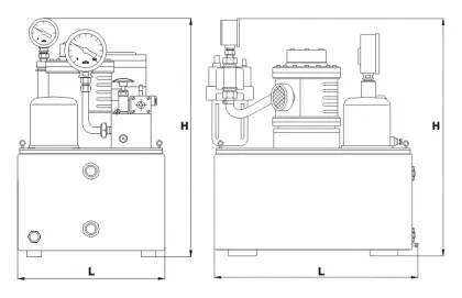 
Air Hydraulic Pump Equipped With Manual Valve Water Pump 