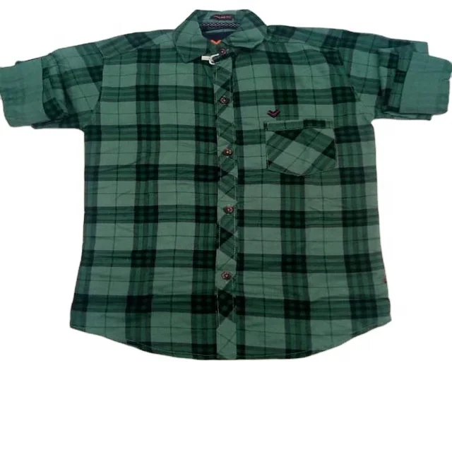 New design best quality cheap price Fancy Printed Designer Boys Shirts at manufacturer in india