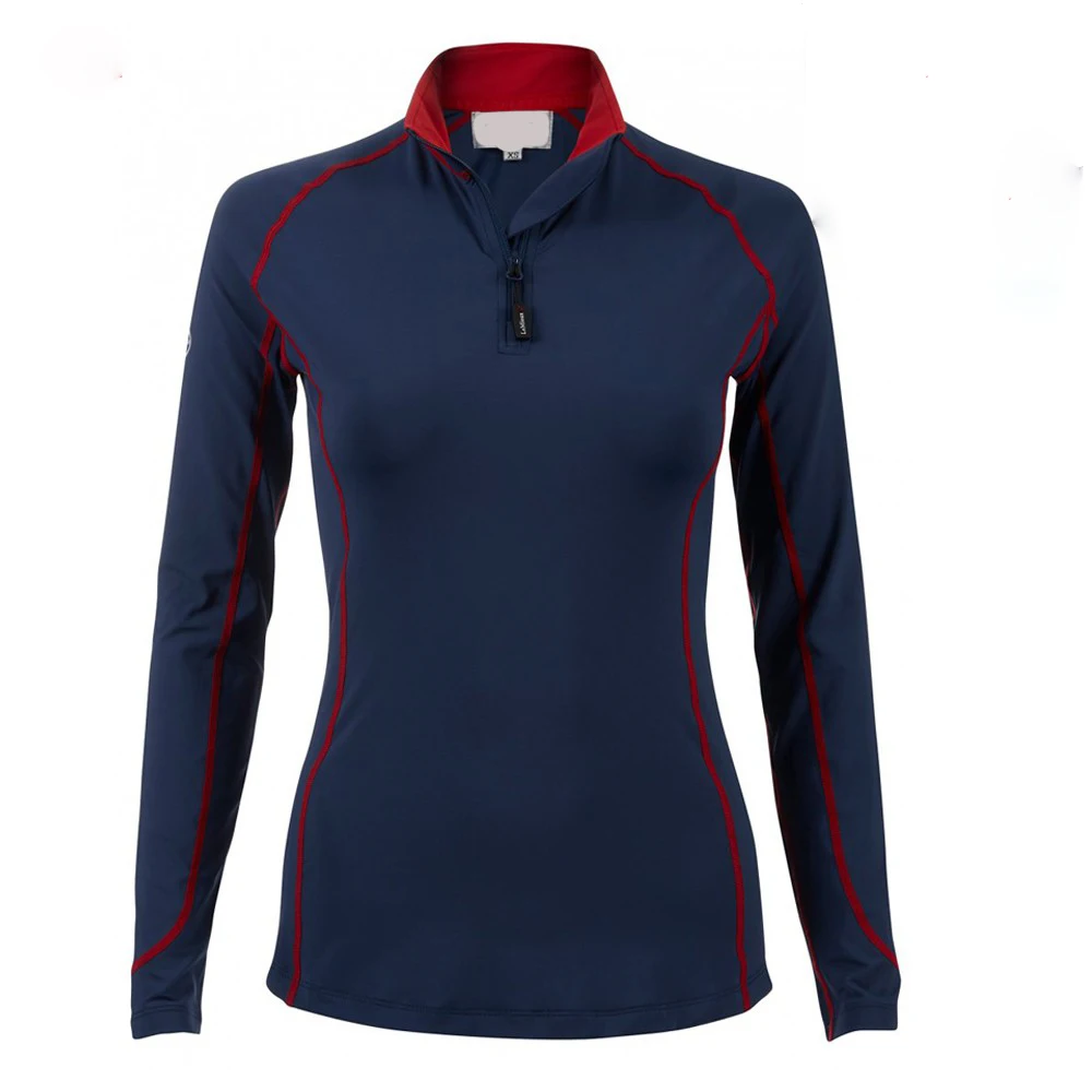 Women Zipper Long Sleeve Equestrian Shirts Clothing Riding Clothes Woman Jacket Equestrian Base Layer Female Tops