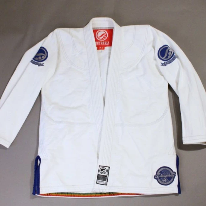 Wholesale  100% cotton pearl wave 450 GSM with Embroidery and patches Brazilian Jiu Jitsu Shoyoroll bjj gi for Professionals