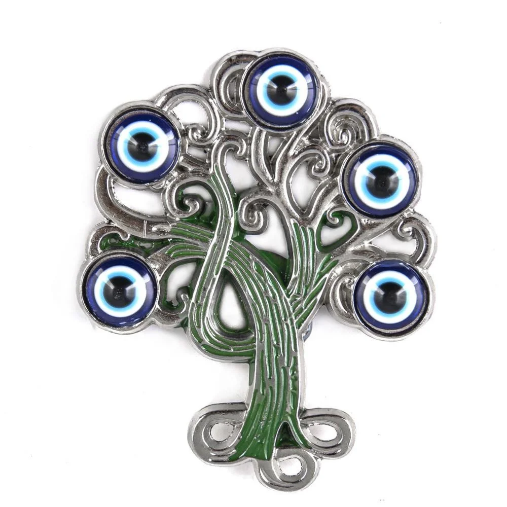 Zinc Alloy Tree Of Life Shaped Colorful Fridge Magnet From Turkey