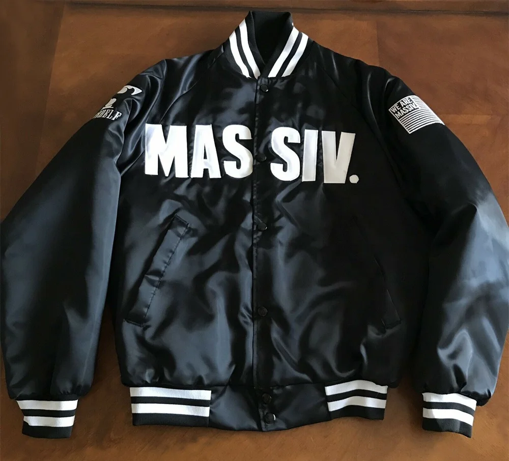 Высококачественная атласная куртка из полиэстера