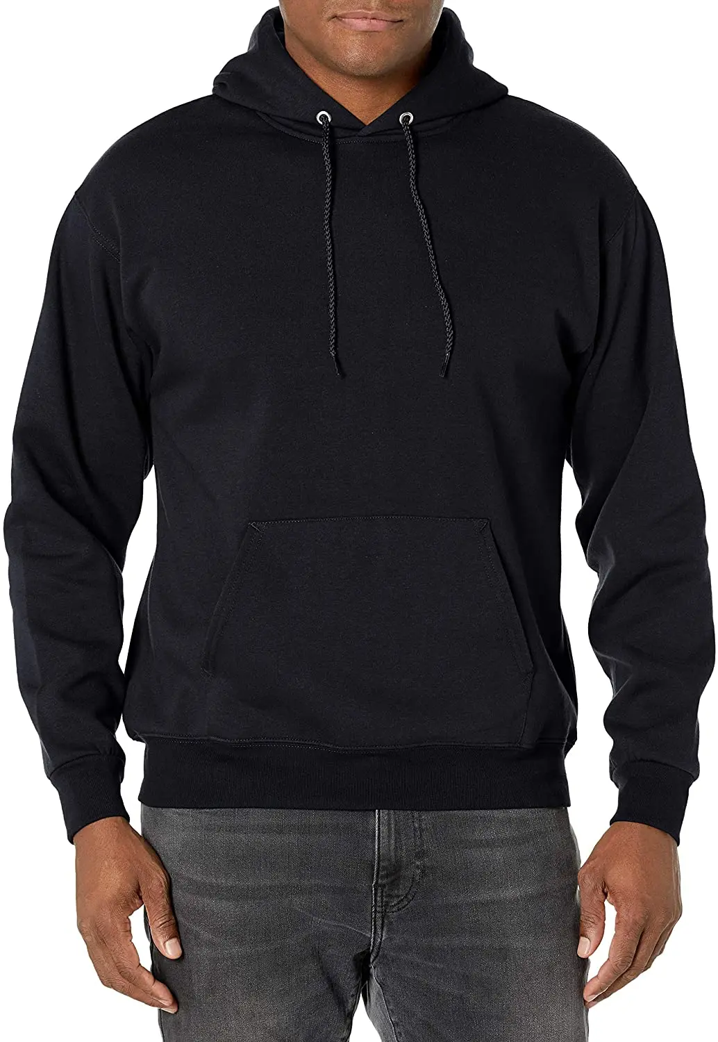 Оптовая продажа, Двухцветный пуловер с капюшоном для мужчин