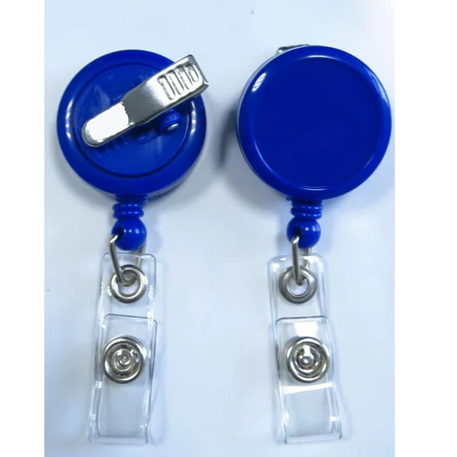 PR-03RA-2 customize dome logo plastic badge reel retractable badge holder