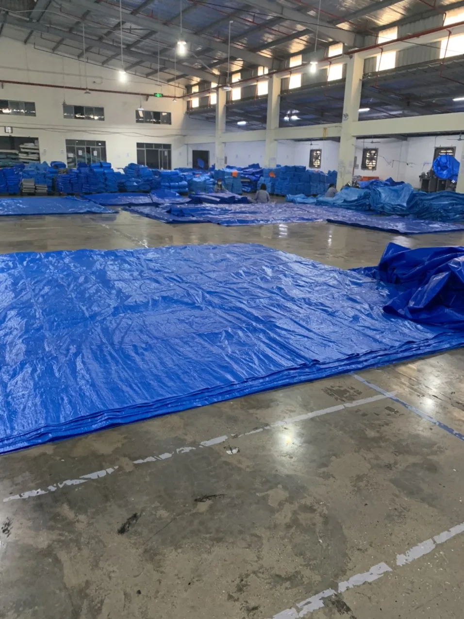 Orange PE Tarpaulin for Rain Cover from vietnam factory