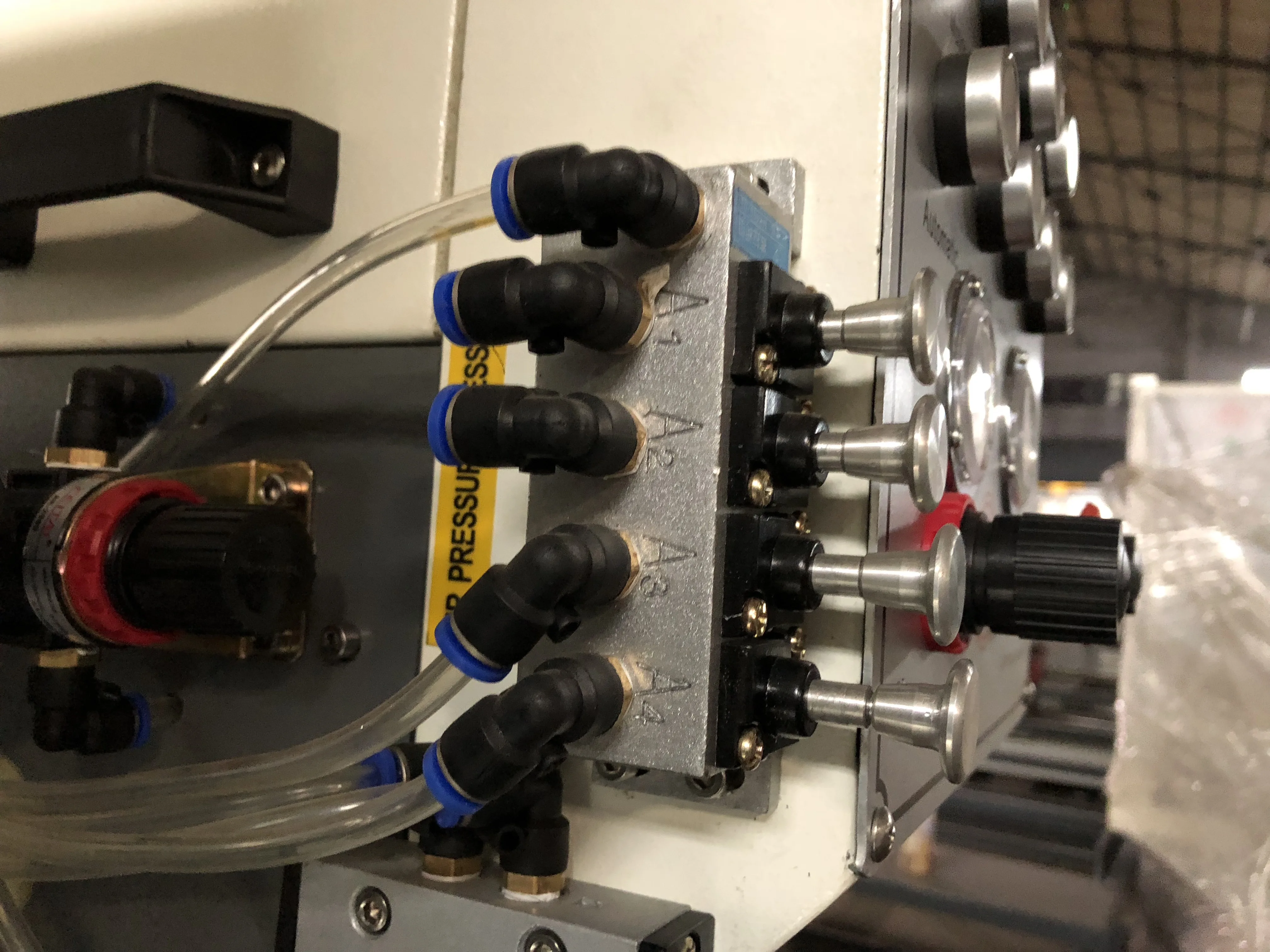 Horizontal automatic PLC control glass hole driller making machine