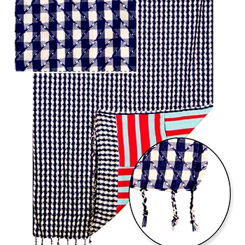 Custom printed wholesale Fouta Towel Cotton Yarn Dyed Stripe Kenyan Kikoy 100% Cotton Turkish Microfiber Fouta Towel