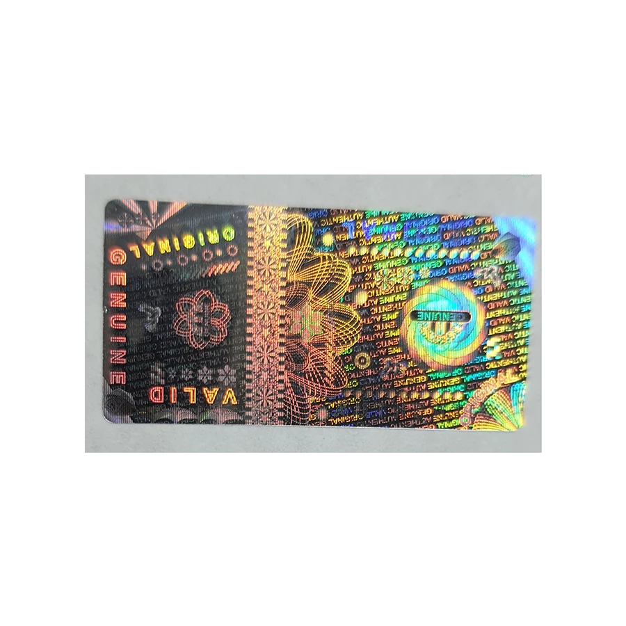 Custom Make Waterproof Holographic Sticker Hologram Labels